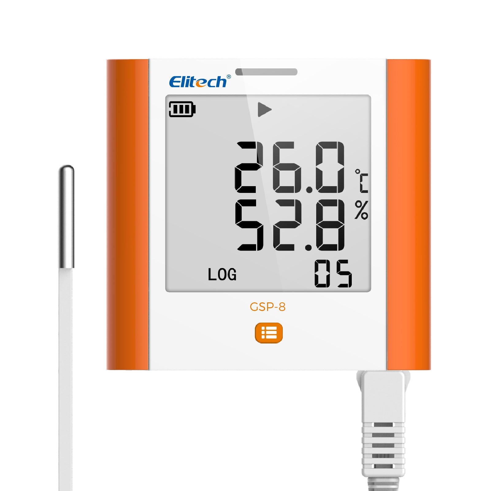 Elitech GSP-8 Wall Mounted Temperature and Humidity Digital Data Logger - Elitech Technology, Inc.