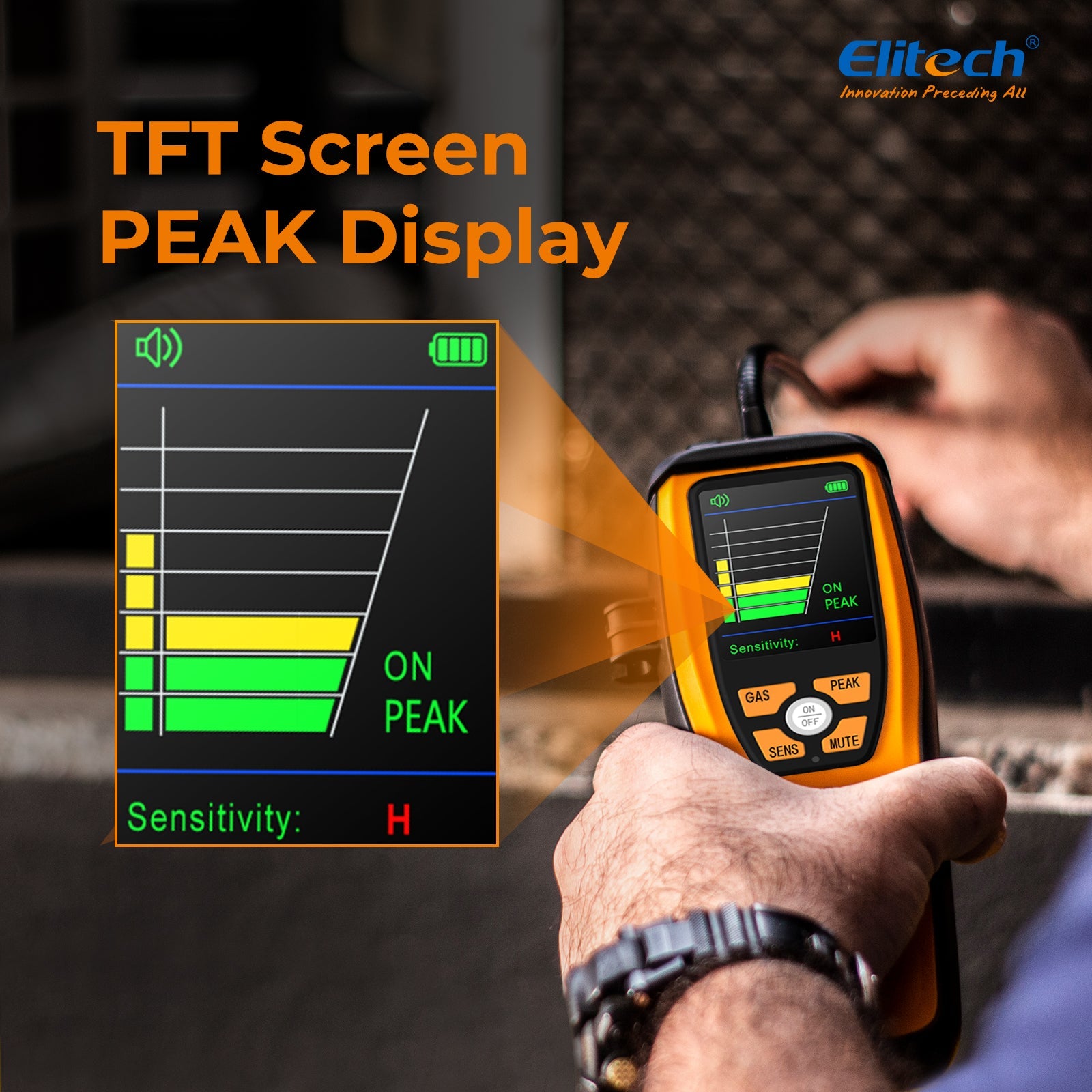 Elitech ILD-300 Infrared Refrigerant Leak Detector Detect All HFC, CFC, HCFC, HFO and Blends - Elitech Technology, Inc.