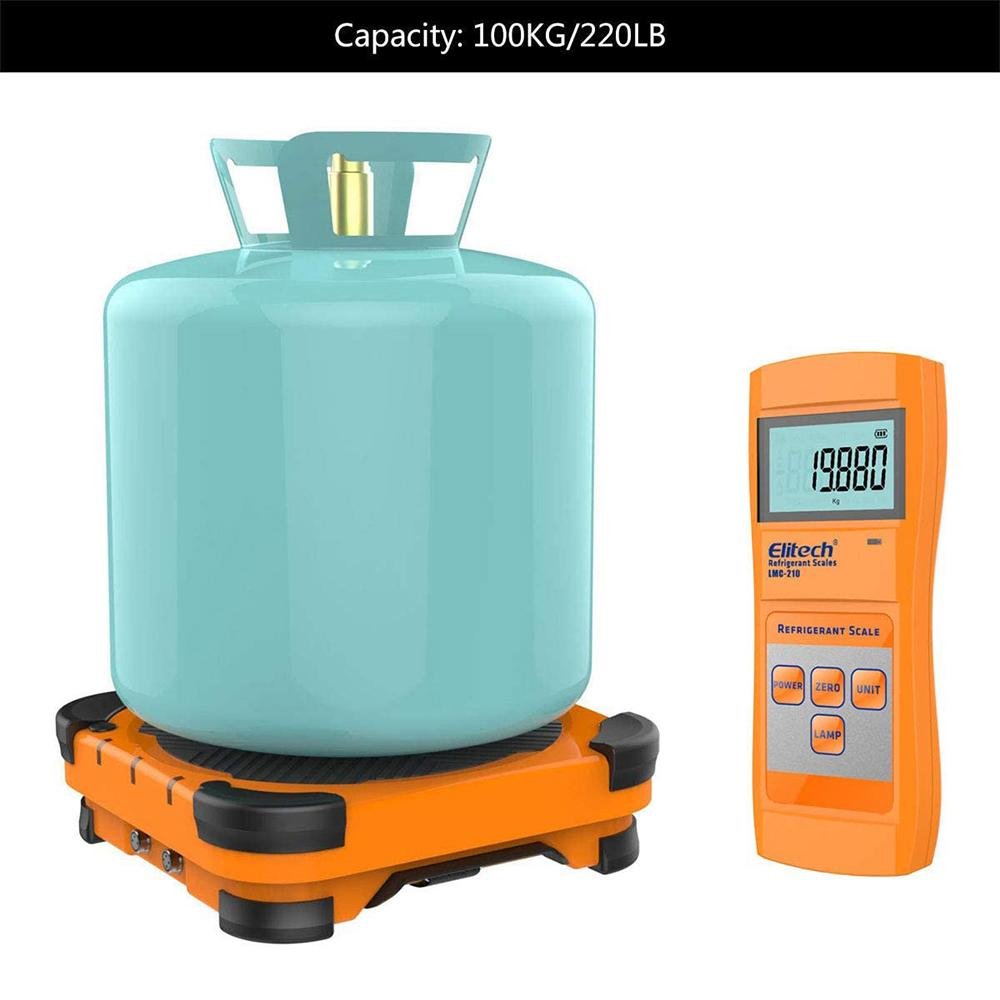 Elitech LMC-210 Wireless Refrigeration Scale with Remote 220 Lbs - Elitech Technology, Inc.
