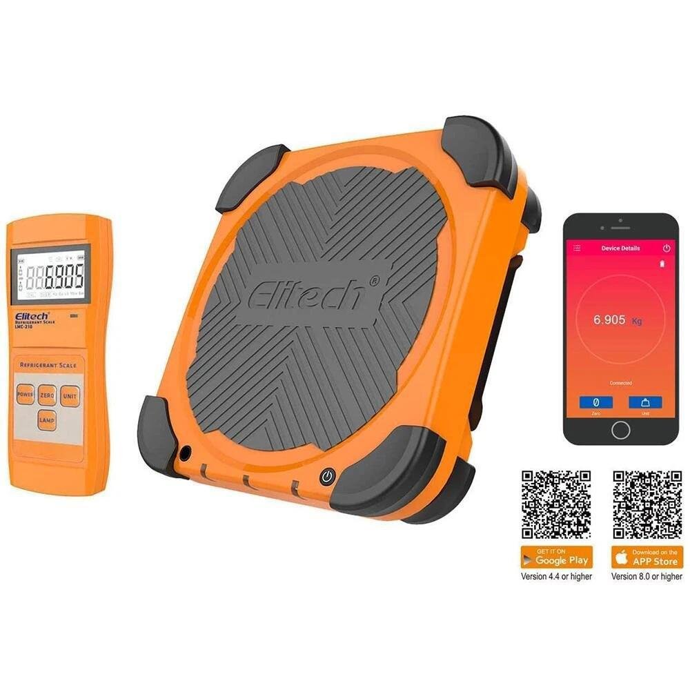 Elitech LMC-210 Wireless Refrigeration Scale with Remote 220 Lbs - Elitech Technology, Inc.