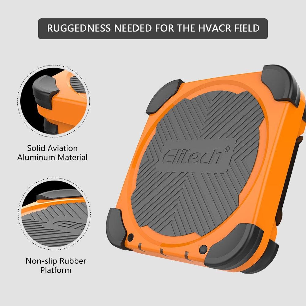 Elitech LMC-300A HVAC Refrigerant Charging Scale with Solenoid 330 Lbs - Elitech Technology, Inc.