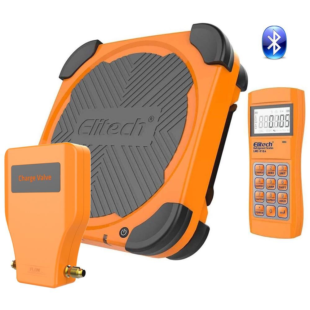Elitech Refrigerant Charging Scale 220LBS HVAC Freon Recovery - Foto 8