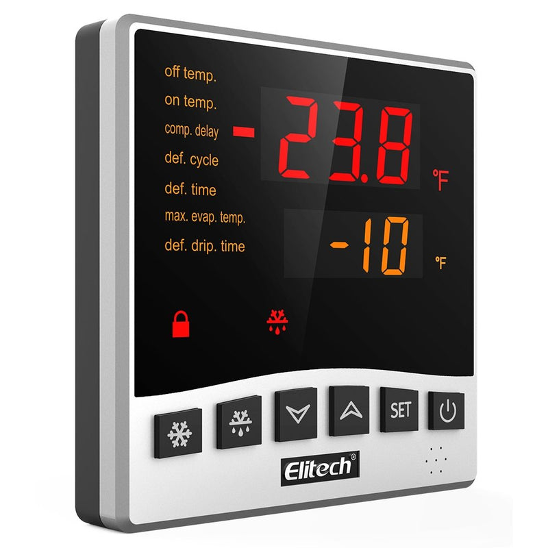 Elitech LTC-100 Split Temperature Electrical Boards Digital Large Screen Temperature Control Module Cold room Refrigerator Cooling Defrost Fan 110V - Elitech Technology, Inc.