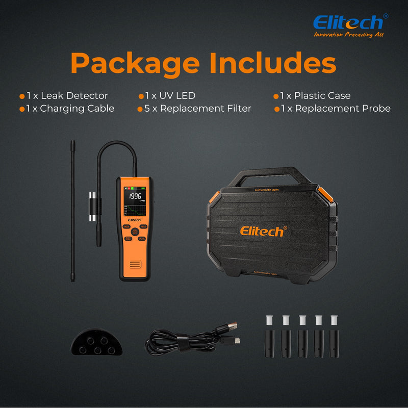 Elitech METRUM Refrigerant Leak Detector for HVAC/R and Auto AC Service - Elitech Technology, Inc.