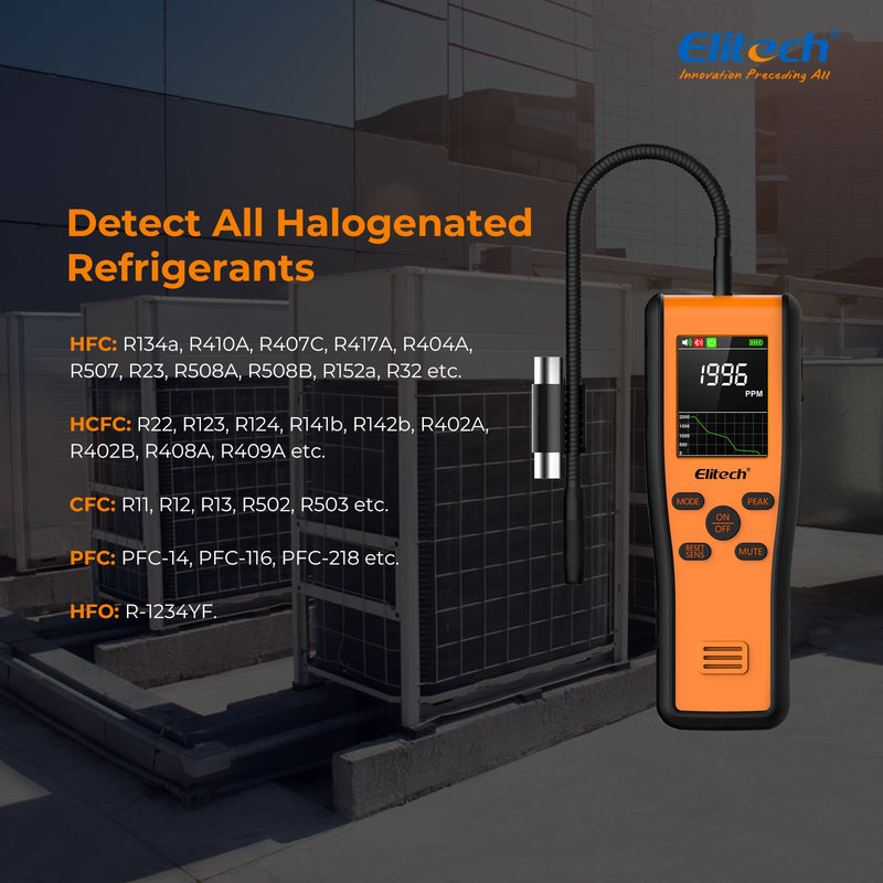 Elitech METRUM Refrigerant Leak Detector for HVAC/R and Auto AC Service - Elitech Technology, Inc.