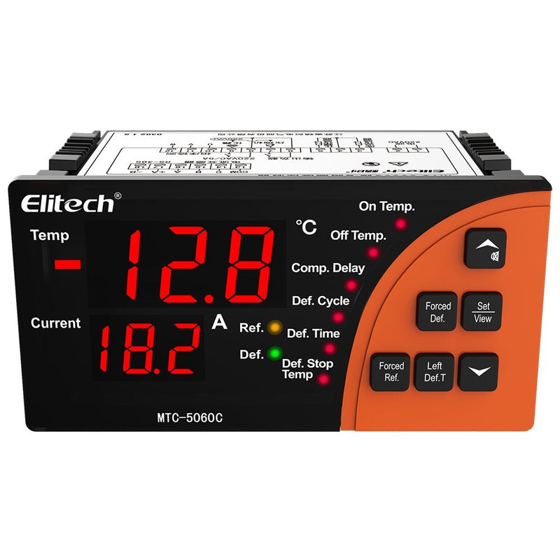 Elitech MTC-5060C Digital Temperature Controller Universal Thermostat Cold room Refrigerator Cooling Defrost 110V - Elitech Technology, Inc.