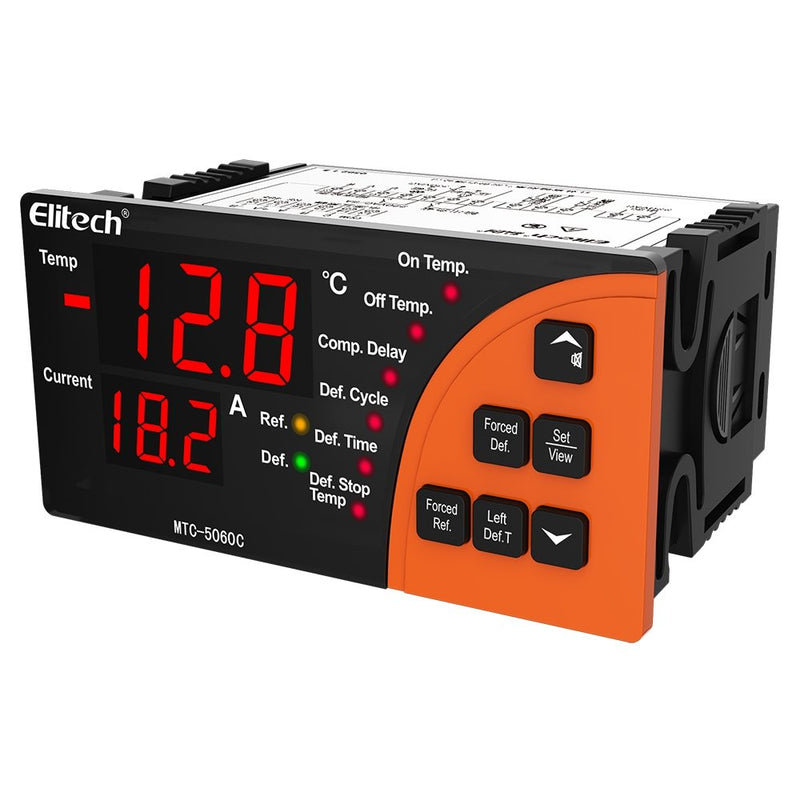 Elitech MTC-5060C Digital Temperature Controller Universal Thermostat Cold room Refrigerator Cooling Defrost 110V - Elitech Technology, Inc.
