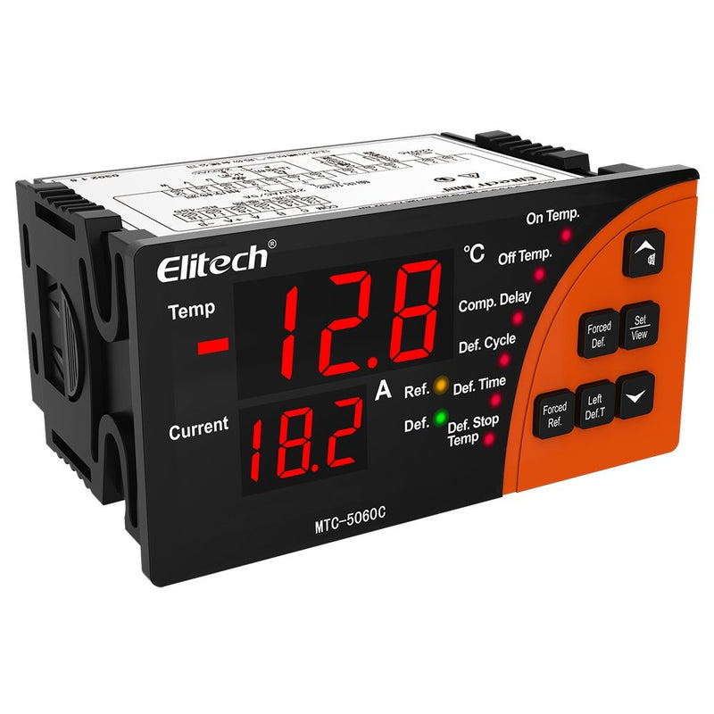 Elitech MTC-5060C Digital Temperature Controller Universal Thermostat Cold room Refrigerator Cooling Defrost 110V - Elitech Technology, Inc.