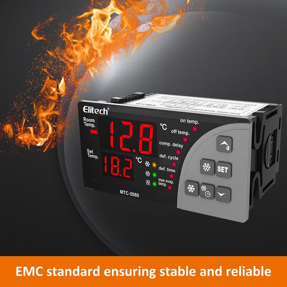 Elitech MTC-5080 Temperature Controller Universal Thermostat Cold room –  Elitech Technology, Inc.