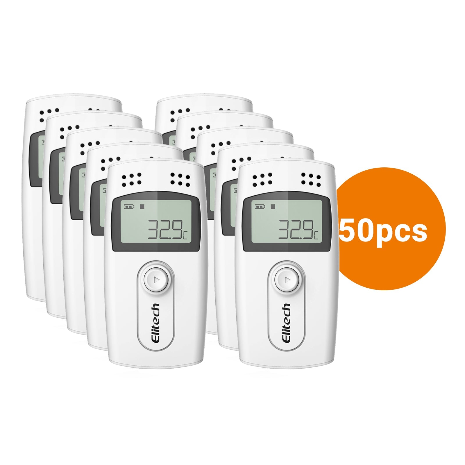 Elitech RC-4 Temperature Data Logger with External Temp Sensor Audio Alarm - Elitech Technology, Inc.
