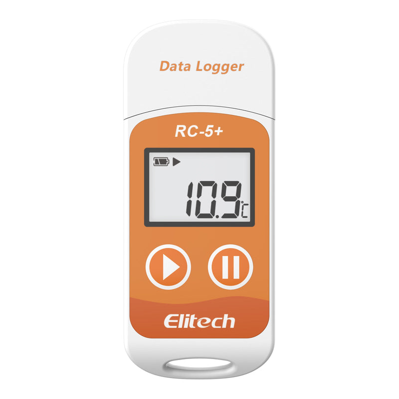 Elitech RC-5+ Reusable USB Temperature Data logger with Auto PDF Report - Elitech Technology, Inc.