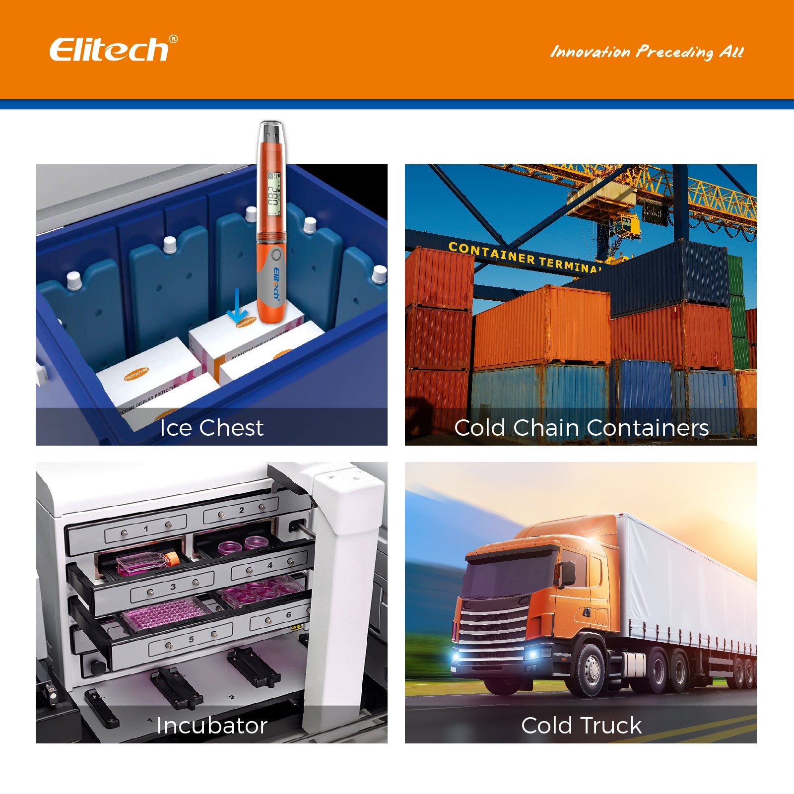 Elitech RC-51 Waterproof USB Temperature Data Logger Recorder Tester 32000 Points - Elitech Technology, Inc.