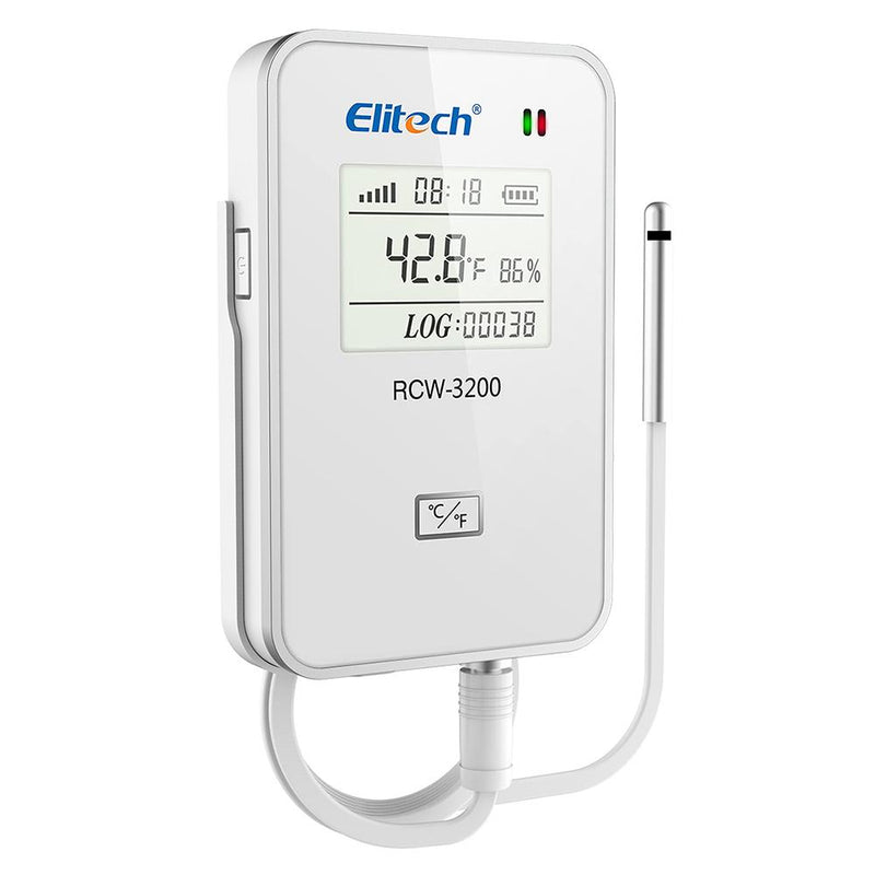 Elitech RCW-600 WiFi Temperature Data Logger Remote Wireless Temperature  Recorder with 2 External Temperature Sensor Probes - AliExpress