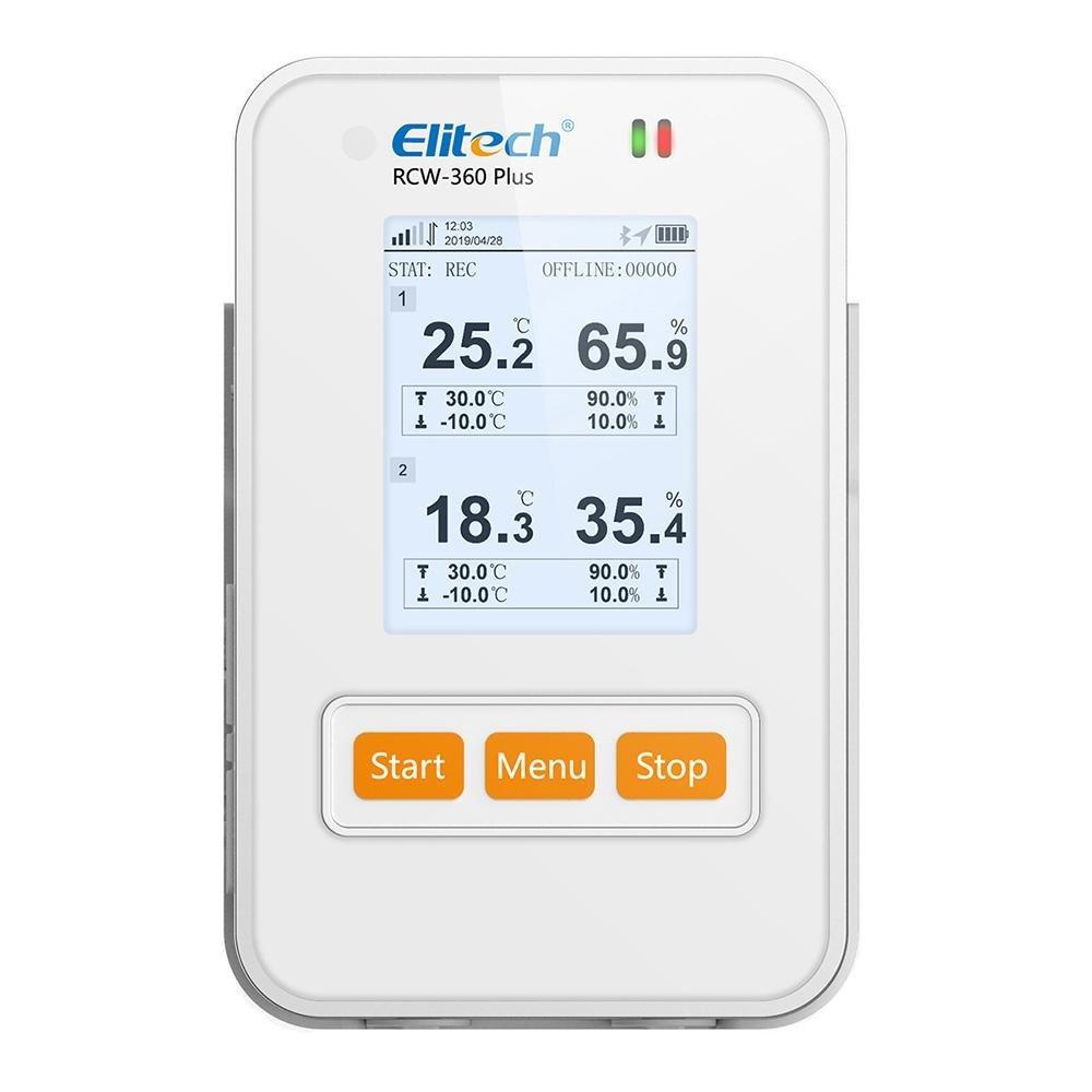 Elitech RCW-360 Plus Series 4G WiFi Wireless Temperature Data Logger for Cold Chain Real Time Tracking - Elitech Technology, Inc.