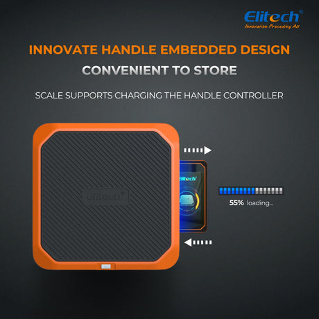 Elitech SRL-100 Intelligent HVAC Refrigerant Scale Lightweight Ultra Thin Maximum weight: 220lb (100kg) - Elitech Technology, Inc.