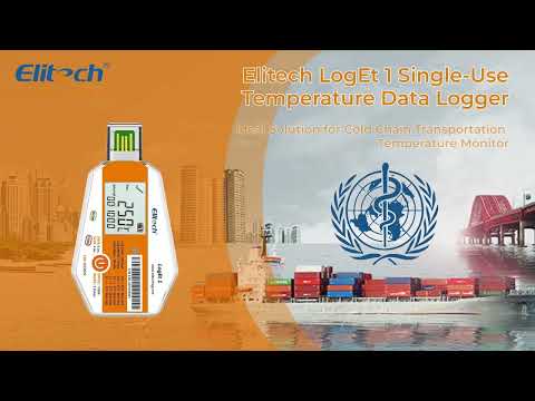 Elitech LogEt 1 TH Single Use Temperature and Humidity Data Logger，-30℃-70℃/-22℉-158℉