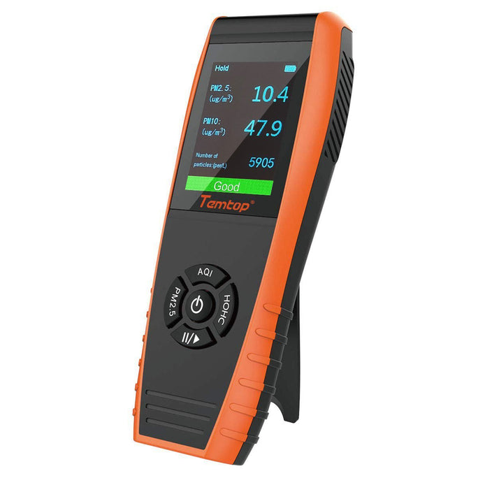 Temtop LKC-1000S+ 2nd Generation Professional Formaldehyde Monitor Detector with HCHOPM2.5PM10TVOC Accurate Testing Air Quality Detector Data Export - Elitech Technology, Inc.