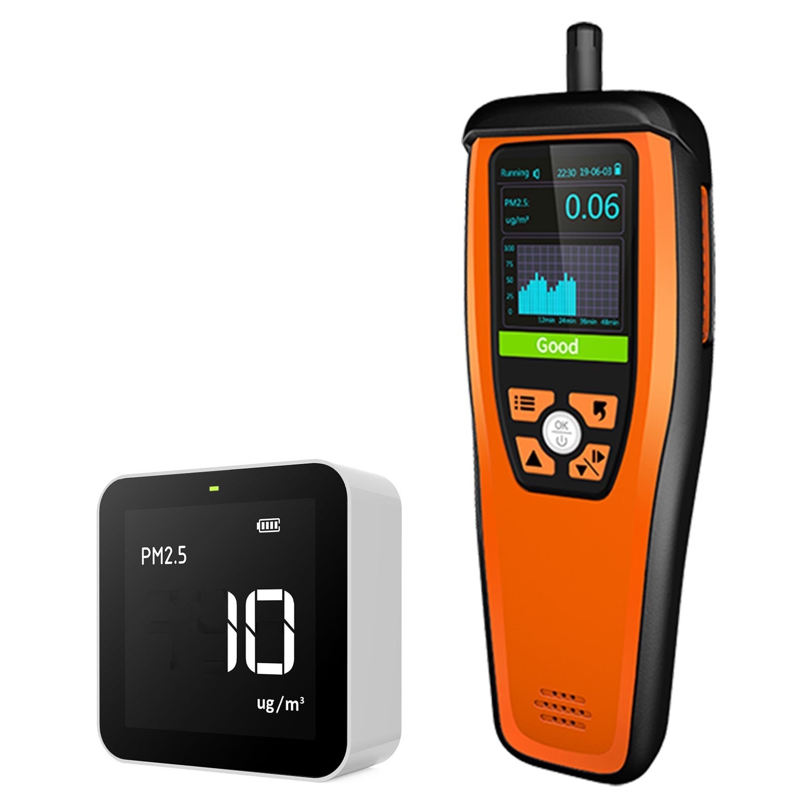 Temtop M2000 CO2 Air Quality Monitor Easy Calibration Audio Alarm - Elitech Technology, Inc.