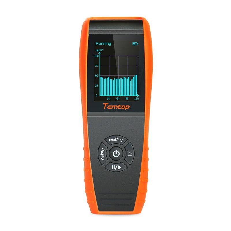 Temtop P600 Air Quality Laser Particle Detector Professional Meter for PM2.5/PM10 TFT Color LCD Display - Elitechustore