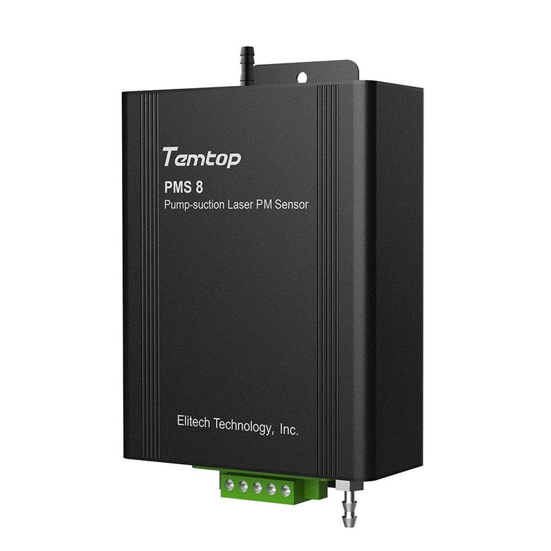 Temtop PMS 8 Pump Suction Laser Particle Sensor Professional for PM2.5/PM10 Air Quality Monitor Particle Counter - Elitech Technology, Inc.